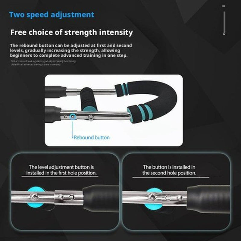 Shake Twister Arm Trainer, Twister Arm Exerciser Adjustable Chest Expander