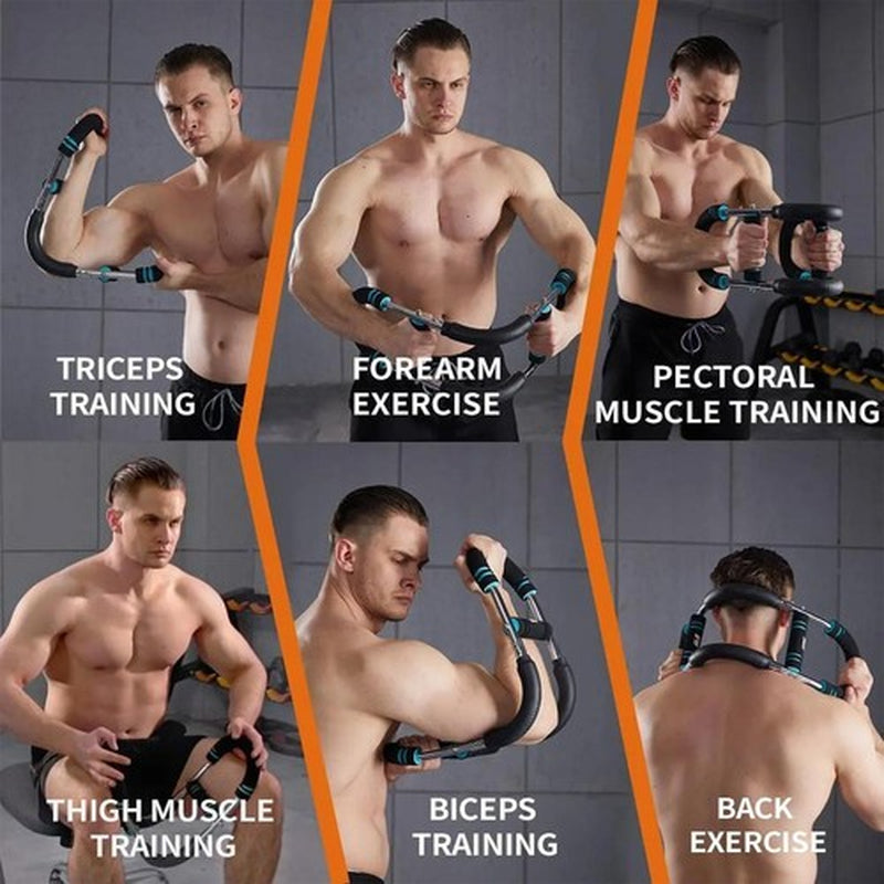 Shake Twister Arm Trainer, Twister Arm Exerciser Adjustable Chest Expander