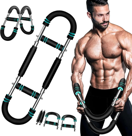 Shake Twister Arm Trainer, Twister Arm Exerciser Adjustable Chest Expander